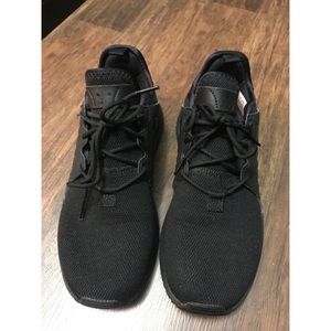 Black adidas shoes